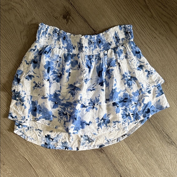 Floral Blue and White Girl’s Skirt - Picture 1 of 5